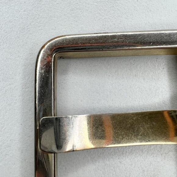 Vintage Flat Prong Simple Basic Belt Buckle - Picture 7 of 9